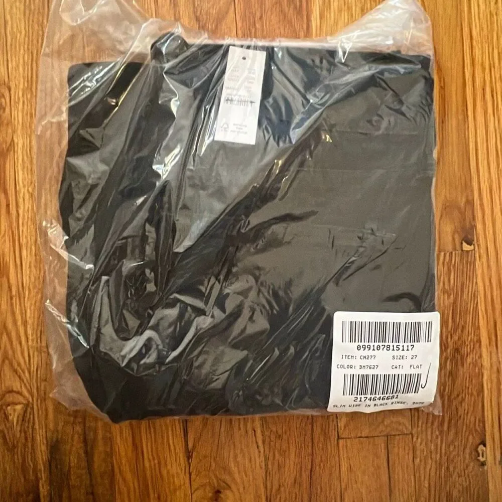 J. Crew Slim-wide jean in Black NWT Size 27